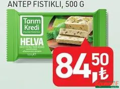 TARIM KREDİ ANTEP FISTIKLI HELVA 500 G TARIM KREDİ ANTEP FISTIKLI HELVA 500 G